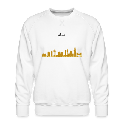 Aghaati - Sweatshirt with a well known Iraqi Poem on the back! - white